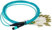 Patchcordy - Opto Patchcord Opto MPO-LC OM3 12F 1m MPO-LC OM3 12F 1m - miniaturka - grafika 1