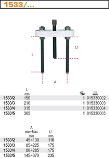 Beta ŚCIĄGACZ DO MODELU 1534/3 1533/3 - Narzędzia warsztatowe - miniaturka - grafika 2