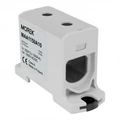 Kostki, złączki, wtyczki - Geberit MOREK szynowa 25-150mm2 2otw AL/CU TH35 szara 1P OTL 150 MAA1150A10 Morek 7103 MAA1150A10 - miniaturka - grafika 1