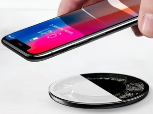 Baseus Ładowarka indukcyjna QI Simple 15W bezprzewodowa black WXJK-BA02 - Ładowarki do telefonów - miniaturka - grafika 7