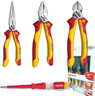 Wiha Zestaw Szczypiec VDE Izolowanych Elektryka 38637 - Zestawy narzędziowe - miniaturka - grafika 2
