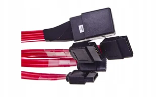 Kabel Sas 36pin mini (sff 8087) - Sata 7PIN x4 50c - Kable miedziane - miniaturka - grafika 3