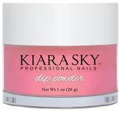 Manicure tytanowy - KIARA SKY KIARA SKY DIP POWDER - D407 PINK SLIPPERS D407 - miniaturka - grafika 1