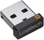 Adaptery bluetooth - Logitech Odbiornik  Unifying (przy zasięgu działania myszy i klawiatury, podłączanie urządzeń do 6, 10 meter) 910-005236 - miniaturka - grafika 1