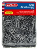 Artykuły biurowe - Herlitz 8859134 spinacze biurowe 26 mm, 1200 sztuk w praktycznym opakowaniu 10411007 - miniaturka - grafika 1