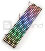 Podzespoły elektroniczne - Elastyczna matryca 8x32 - 256 LED RGB - WS2812B indywidualnie adresowane LED-06185 - miniaturka - grafika 1