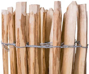 vidaxl Ogrodzenie z leszczyny, paliki, 90x500 cm - Ogrodzenia - miniaturka - grafika 3