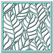 Akcesoria kreślarskie - Sweet Dixie szkielet liście szablon, 6 X 6, przezroczysty SDST0019 - miniaturka - grafika 1