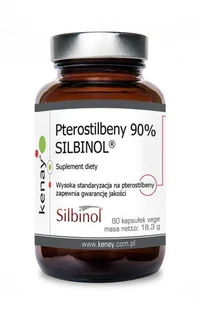 Kenay Pterostilbeny 90% Silbinol 60vegcaps - Witaminy i minerały dla sportowców - miniaturka - grafika 2