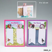 Plus-z Notesik magnetyczny Miss Melody różowy - Szkolne artykuły papiernicze - miniaturka - grafika 3