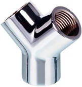 Łączniki, trójniki, kształtki - Invena Rozgałęźnik chrom 1/2" - miniaturka - grafika 1