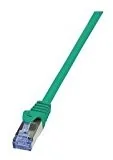 Kable miedziane - LogiLink kabel krosowy cq5037s "Cat6 a S/FTP PrimeLine AWG26 PIMF LSZH, ghmt, 1 m" szary CQ5037S - miniaturka - grafika 1