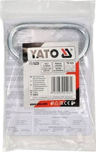YATO KARABINCZYK ZATRZAŚNIK DO SZELEK BEZPIECZEŃSTWA Z NAKRĘTKĄ BLOKUJĄCĄ YT-74229 - Haki, szakle i karabinki - miniaturka - grafika 3