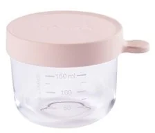 Beaba BEABA Słoiczek szklany z hermetycznym zamknięciem 150 ml różowy - Pojemniki kuchenne - miniaturka - grafika 5