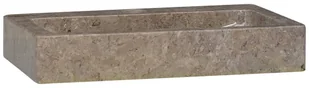 vidaXL Lumarko Umywalka, szara, 38x24x6,5 cm, marmur! 149188 - Umywalki - miniaturka - grafika 2