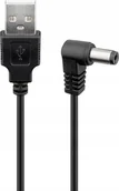 Kable USB - Goobay Kabel zasilający Usb - wtyk DC 5,5x2,5 1,5m - miniaturka - grafika 1