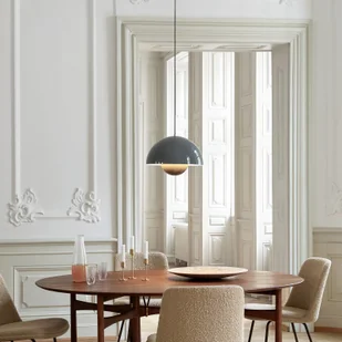 FLOWERPOT &TRADITION &Tradition VP7 wisząca 37 szaroniebieska - Lampy sufitowe - miniaturka - grafika 2