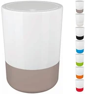 Koszyki łazienkowe - Spirella Moji 10.17558 kosz na śmieci, szarobrązowe (taupe) 10.17558 - miniaturka - grafika 1