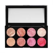 Róże do policzków - Makeup Revolution Ultra Blush Palette 8 Zestaw róży do policzków Blush Queen 13g MAKE UP REVOLUTION - miniaturka - grafika 1