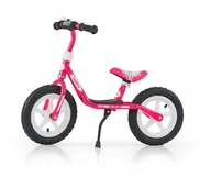 Rowerki biegowe - Milly Mally Rowerek Biegowy Dusty 12 Pink-White - miniaturka - grafika 1