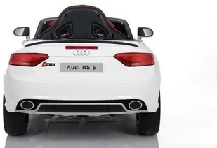 Super-Toys   AUDI RS 5 TRZY SILNIKI, FUNKCJA BUJANIA,MIĘKKIE KOŁA, MIĘKKIE SIEDZENIE, MOCNY/RS5 AUDI-RS-5-CZERWONE - Pojazdy elektryczne dla dzieci - miniaturka - grafika 8