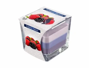 Bispol Świeczka w szkle Tęcza Owoce leśne, 170 g (św8) - Świece - miniaturka - grafika 2