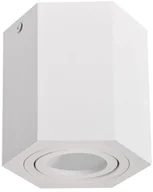 Oprawy, klosze i abażury - Polux Oprawa natynkowa Hexagon 1 x 10 W GU10 biała 313171 - miniaturka - grafika 1