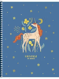 Astra Kołozeszyt B6/80K kratka Universe of magic 4823088221954 - Zeszyty szkolne - miniaturka - grafika 4