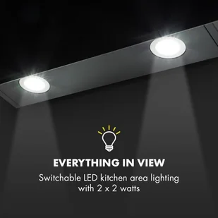 Klarstein Annabelle 90 Czarny (TK15-Annabelle90BL) - Okapy kuchenne - miniaturka - grafika 6