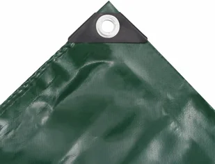 vidaXL Plandeka 650 g/m, 3 x 4 m, zielona - Folie budowlane - miniaturka - grafika 3