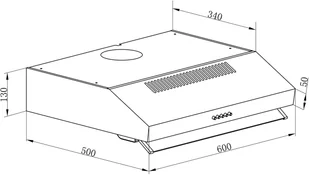 Klarstein Purista Americana TK15CH-Purista-A - Okapy kuchenne - miniaturka - grafika 9