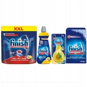 Środki do zmywarek - Finish Zestaw All in 1 Max 53 Tab Płyn Sól Zapach - miniaturka - grafika 1