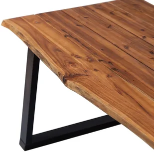vidaXL Stół jadalniany, 170 x 90 x 75 cm, lite drewno akacjowe 325295 - Stoły - miniaturka - grafika 3