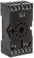 Sterowniki i przekaźniki - Relpol Gniazdo wtykowe do przekaźników R15 3P 12A 300V AC można montować moduł czasowy COM3) GZP11 2613506 2613506 - miniaturka - grafika 1