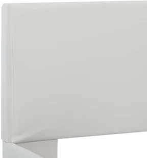 vidaXL Rama łóżka z LED, biała, sztuczna skóra, 180 x 200 cm - Łóżka - miniaturka - grafika 6