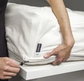 Prześcieradła - Cocoon Prześcieradło z gumką bez impregnacji) Protection Sheets Double natural 799696115883 - miniaturka - grafika 1