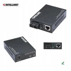 Intellinet Media konwerter 1000Base-T RJ45/1000Base-SX SC MM I-ET SX-FC SPILSKBZG020 - Switche - miniaturka - grafika 2