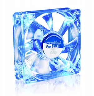 AAB Cooling Super Silent Fan 8 Blue LED (FAN034) - Wentylatory komputerowe - miniaturka - grafika 2