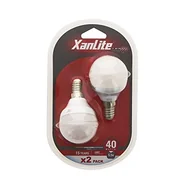 Żarówki LED - XANLITE Sztuka pack2ev47 0pcw źródeł światła, oprawa P45 470lm, 4000 K, 5,5 W E14, biały, 2 sztuki PACK2EV470PCW - miniaturka - grafika 1