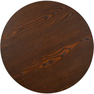 vidaXL Stolik bistro, ciemnobrązowy, 50 cm, MDF - Stoły - miniaturka - grafika 2