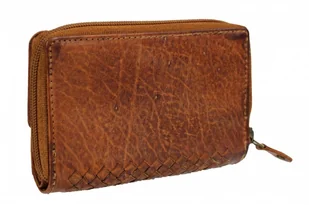 Jennifer Jones Portfel Damski Skórzany Skóra Licowa 14 cm Z Suwakiem Na Zewnątrz 5626 - Portfele - miniaturka - grafika 3