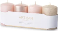 Świece - Art Pol Pol Pl Świeca 4-Pack Mix Rose Gold 134783 - miniaturka - grafika 1