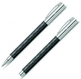 Faber-Castell Ambition 148920 pióro wieczne, korpus: czarny/srebrny wykonany ze szlachetnej żywicy, w opakowaniu prezentowym 148910 - Ołówki - miniaturka - grafika 2
