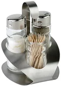 Wyposażenie lokali gastronomicznych - APS Zestaw do przypraw trzyelementowy 92x85x115 mm | Pro 40472 - miniaturka - grafika 1