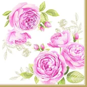 Folia, papier śniadaniowy, serwetki - Nuova R2S Serwetki 3-warstwowe 20 szt 414 CATE - miniaturka - grafika 1