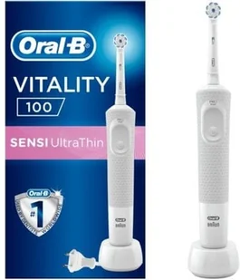 Oral-B Vitality D100 Sensi Ultrathin Biały - Szczoteczki elektryczne - miniaturka - grafika 2