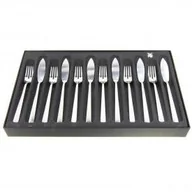 Zestawy sztućców - WMF zestaw sztućców 12-częściowy Corvo ryby widelec nóż do ryb Cromargan matowana - miniaturka - grafika 1