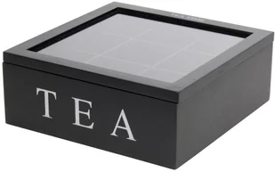 Drewniana herbaciarka TEA 9 przegródek C37800130 - Gadżety dla niej i dla niego - miniaturka - grafika 2