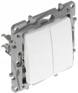Legrand Niloe Łącznik schodowy podwójny biały 764502 764502 - Wyłączniki światła i elektryczne - miniaturka - grafika 2