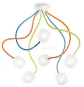 Lampy sufitowe - Ideal Lux Plafon Octopus Small multikolor 174976) - miniaturka - grafika 1